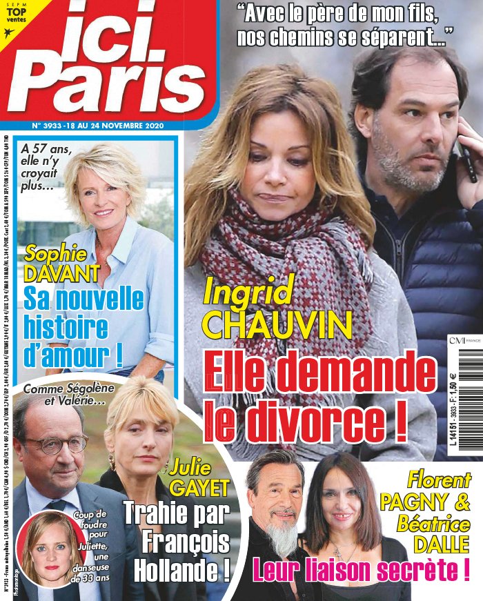 Ici Paris 18 novembre 2020 Abonnement Ici Paris Pas Cher avec le BOUQUET ePresse.fr