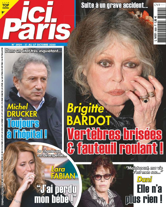 Ici Paris 21 octobre 2020 Abonnement Ici Paris Pas Cher avec le BOUQUET ePresse.fr
