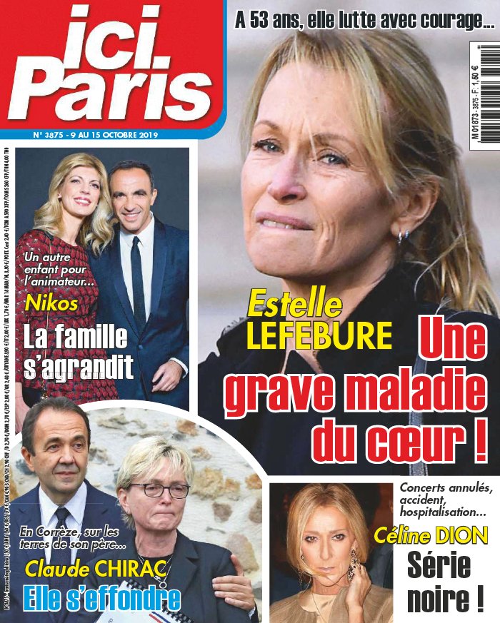 Ici Paris 09 octobre 2019 Abonnement Ici Paris Pas Cher avec le BOUQUET ePresse.fr