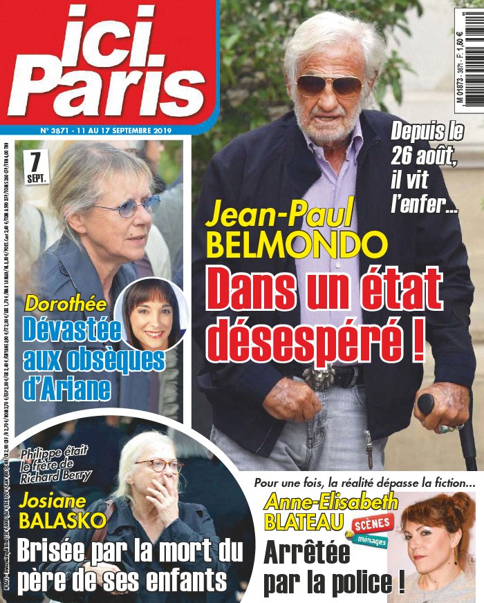 Ici Paris 11 septembre 2019 Abonnement Ici Paris Pas Cher avec le BOUQUET ePresse.fr