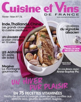 Cuisine et Vins de France N°174 du 05 janvier 2017 à télécharger sur iPad