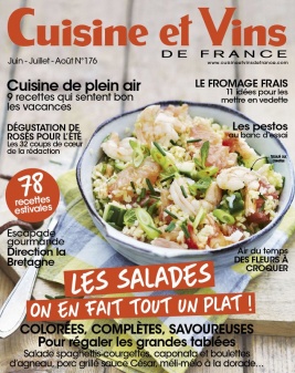 Cuisine et Vins de France N°176 du 24 mai 2017 à télécharger sur iPad