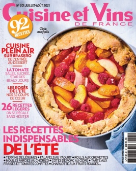 Cuisine et Vins de France N°201 du 07 juillet 2021 à télécharger sur iPad