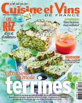 Cuisine et Vins de France N°188 du 02 mai 2019 à télécharger sur iPad