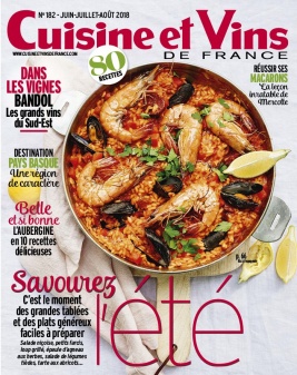 Cuisine et Vins de France N°182 du 23 mai 2018 à télécharger sur iPad