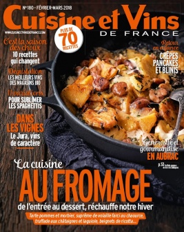 Cuisine et Vins de France N°180 du 05 janvier 2018 à télécharger sur iPad