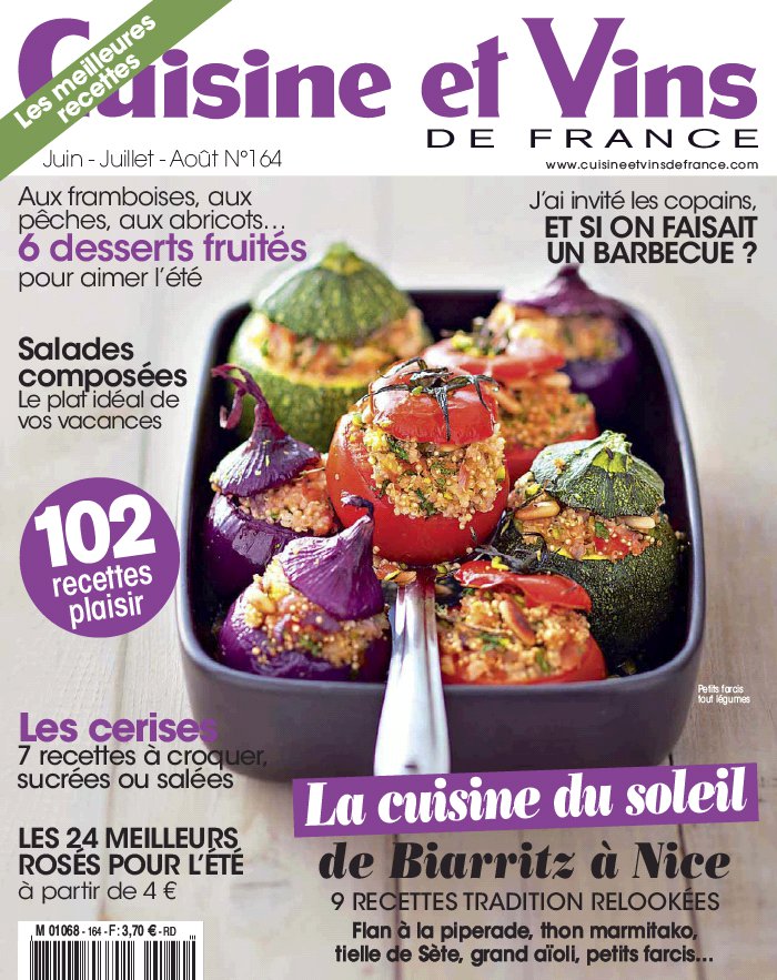 Cuisine et Vins de France N°329+nuenza.com