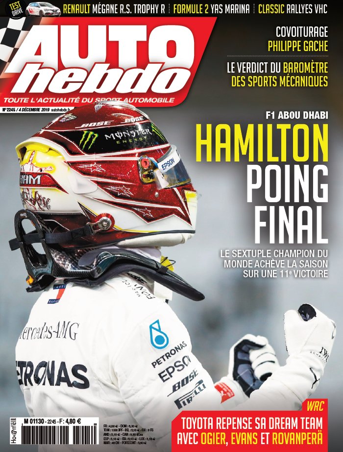 AUTOhebdo 04 décembre 2019 Abonnement AutoHebdo Pas Cher avec le BOUQUET ePresse.fr