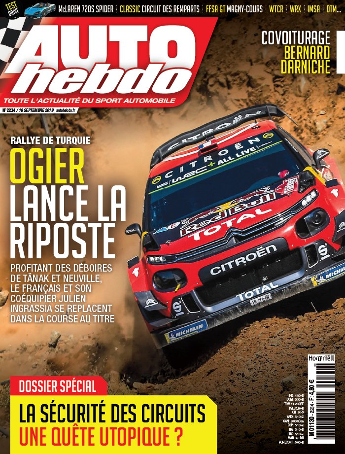 AUTOhebdo 18 septembre 2019 Abonnement AutoHebdo Pas Cher avec le BOUQUET ePresse.fr