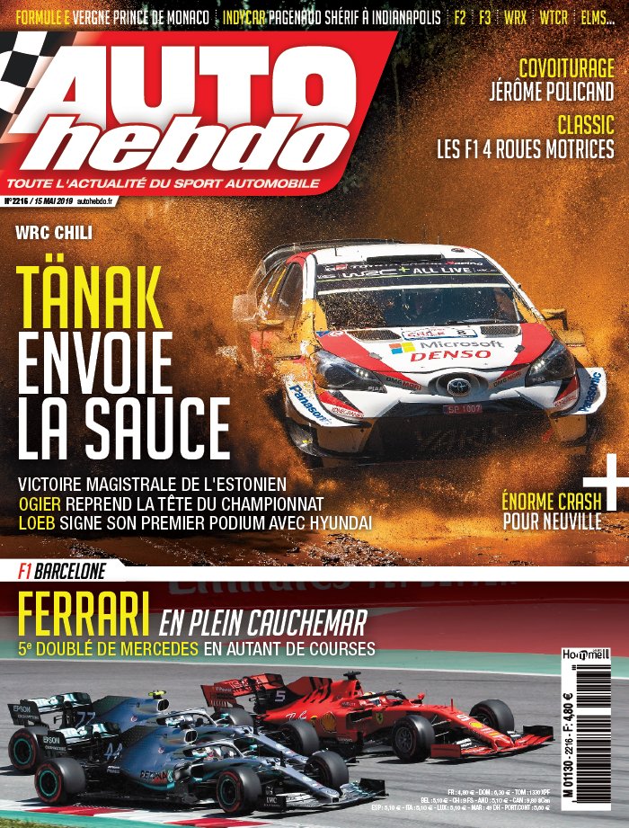 AUTOhebdo 15 mai 2019 AUTOhebdo N°2216 du 15 mai 2019 à télécharger sur iPad