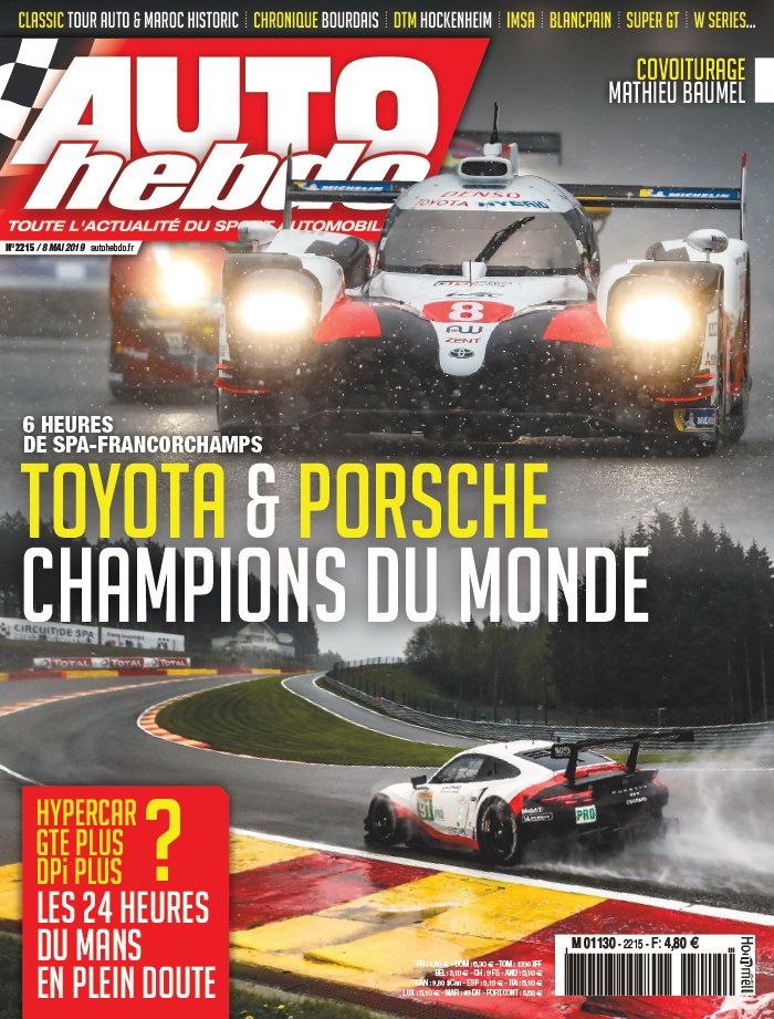 AUTOhebdo 08 mai 2019 AUTOhebdo N°2215 du 08 mai 2019 à télécharger sur iPad