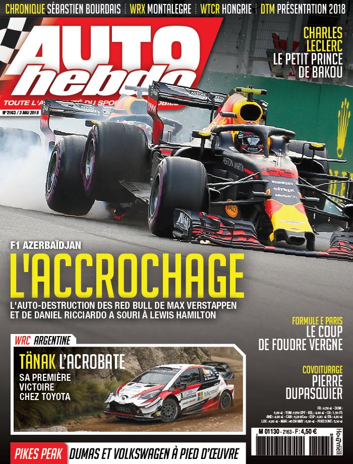 AUTOhebdo N°2163 du 03 mai 2018 à télécharger sur iPad