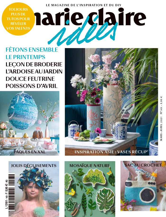 Marie Claire Idées 02 mars 2021 Abonnement Marie Claire Idées Pas Cher avec le BOUQUET ePresse.fr