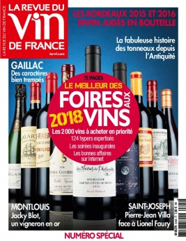 La Revue du Vin de France N°624 du 22 août 2018 à télécharger sur iPad