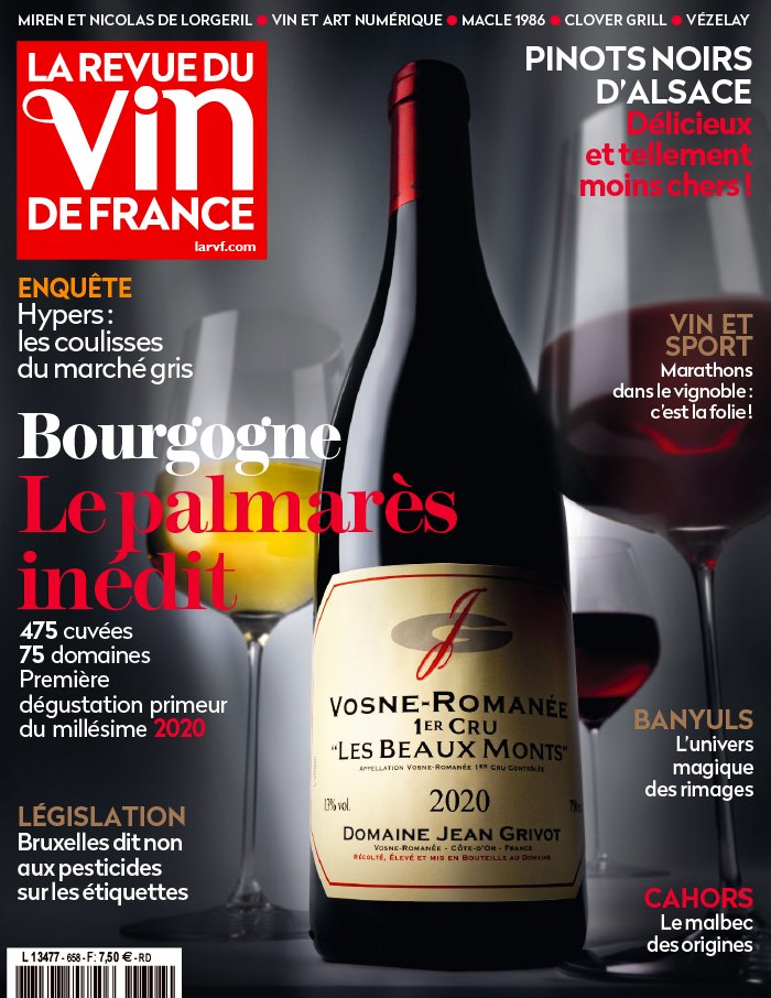 La Revue du Vin de France N°658 du 16 février 2022 à télécharger sur iPad