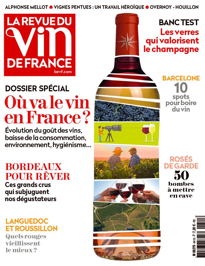La Revue du Vin de France 29 avril 2020 Abonnement Revue du Vin de France Pas Cher avec le BOUQUET ePresse.fr