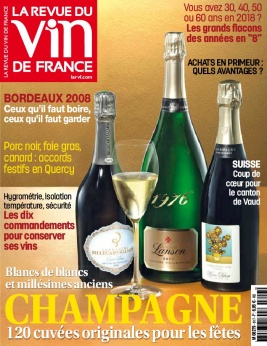 La Revue du Vin de France N°617 du 24 novembre 2017 à télécharger sur iPad