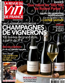 La Revue du Vin de France N°596 du 30 octobre 2015 à télécharger sur iPad
