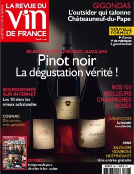 La Revue du Vin de France N°606 du 28 octobre 2016 à télécharger sur iPad