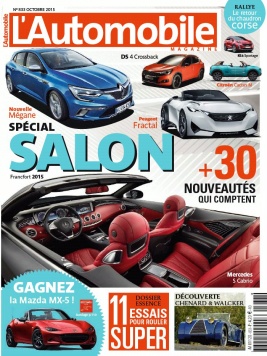 L'Automobile Magazine N°833 du 11 septembre 2015 à télécharger sur iPad