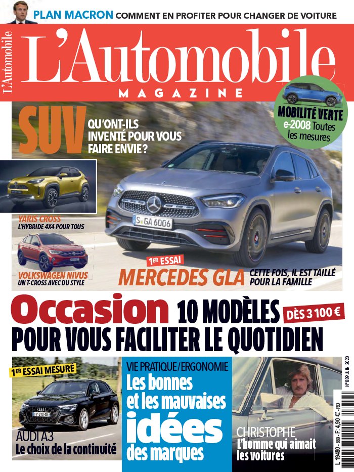 L'Automobile Magazine 11 juin 2020 L'Automobile Magazine N°889 du 11 juin 2020 à télécharger sur iPad