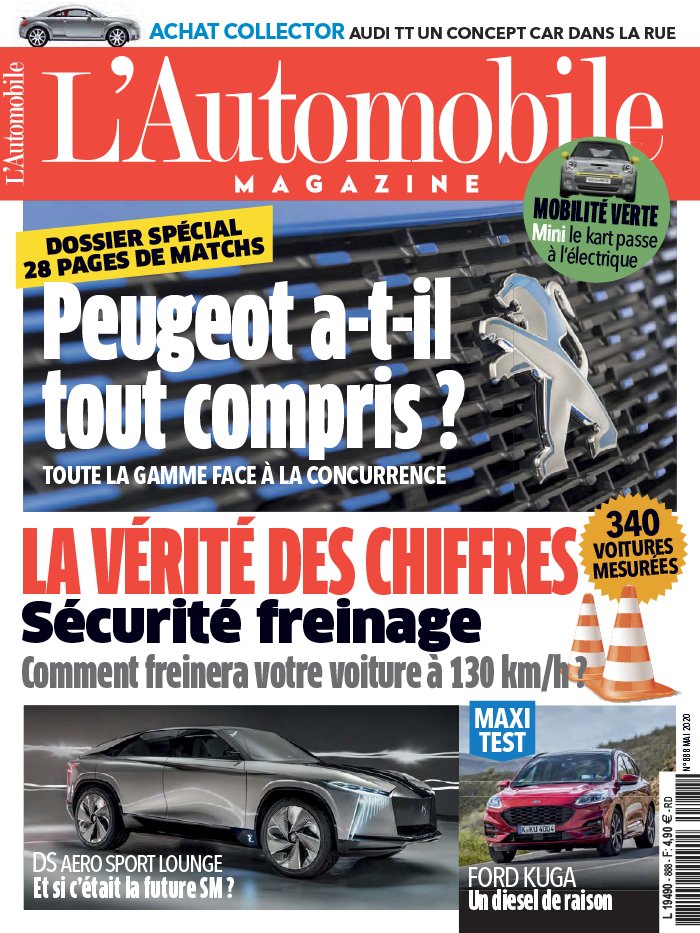 L'Automobile Magazine 09 avril 2020 Abonnement L'Automobile Magazine Pas Cher avec le BOUQUET ePresse.fr