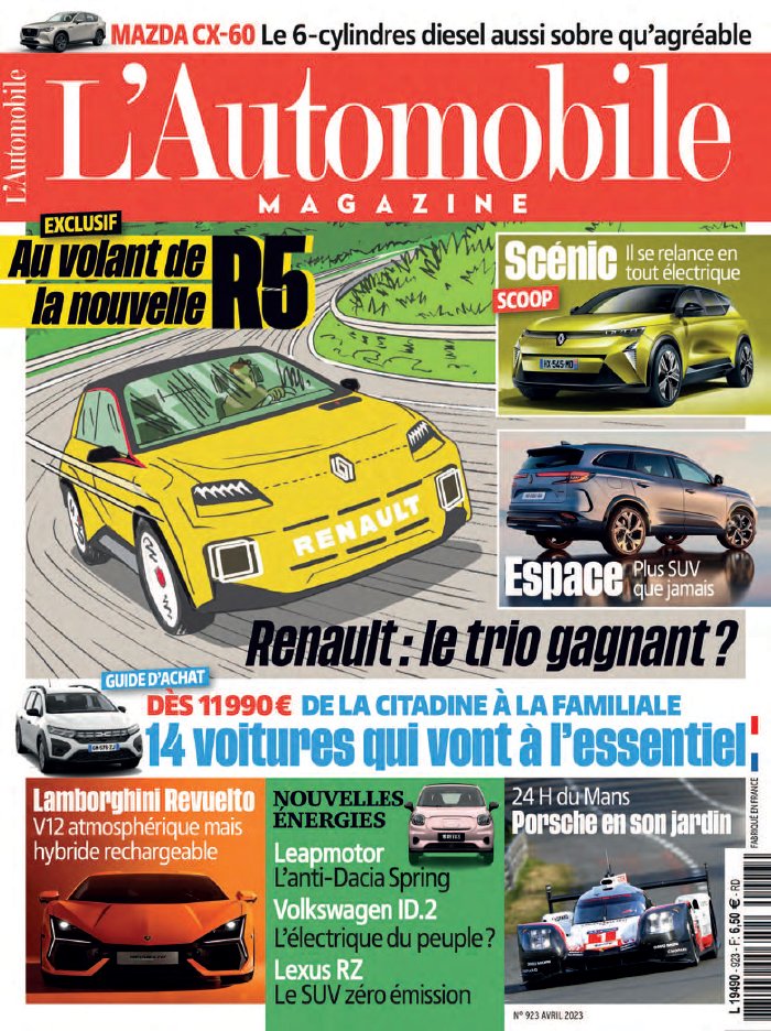 L'Automobile Magazine N°923 du 06 avril 2023 à télécharger sur iPad