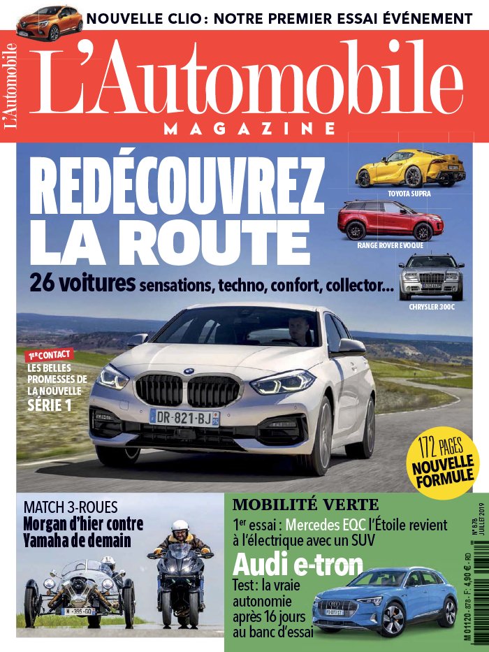 L'Automobile Magazine 06 juin 2019 L'Automobile Magazine N°878 du 06 juin 2019 à télécharger sur iPad
