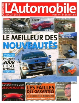 L'Automobile Magazine N°790 du 21 février 2012 à télécharger sur iPad