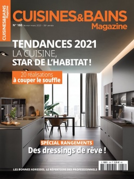 Cuisines & Bains Magazine N°186 du 15 février 2021 à télécharger sur iPad