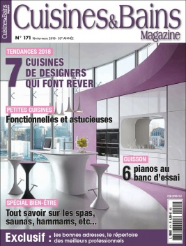 Cuisines & Bains Magazine N°171 du 17 juin 2018 à télécharger sur iPad