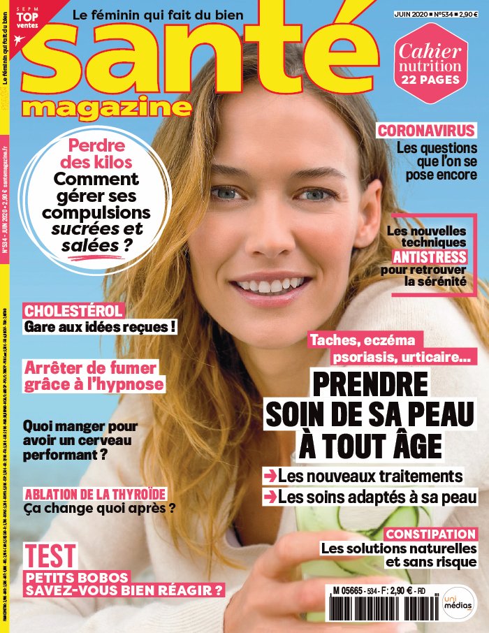 Santé Magazine 13 mai 2020 Abonnement Santé Mag Pas Cher avec le BOUQUET À LA CARTE ePresse.fr