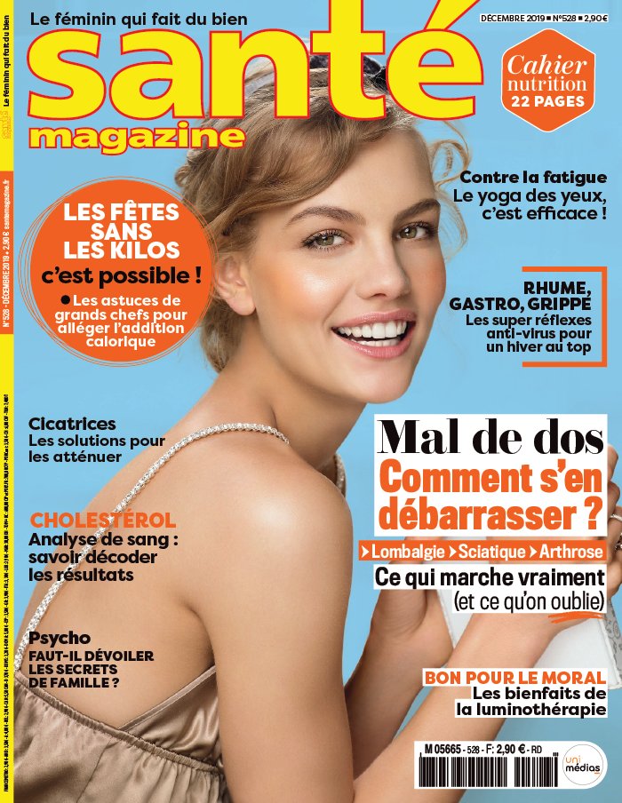 Santé Magazine 31 octobre 2019 Abonnement Santé Mag Pas Cher avec le BOUQUET À LA CARTE ePresse.fr