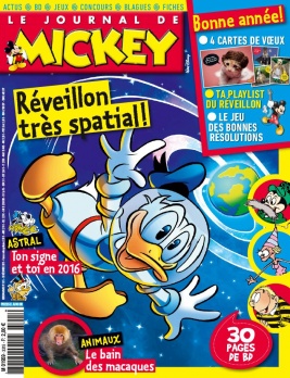 Le Journal de Mickey N°3315 du 30 décembre 2015 à télécharger sur iPad