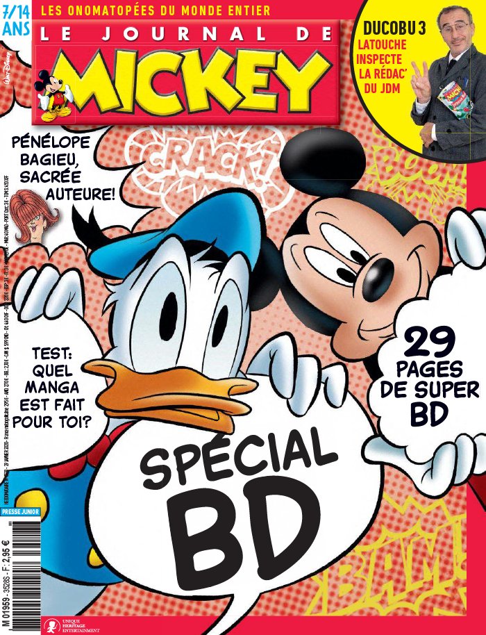 Le Journal de Mickey 29 janvier 2020 Abonnement Le Journal de Mickey Pas Cher avec le BOUQUET ePresse.fr
