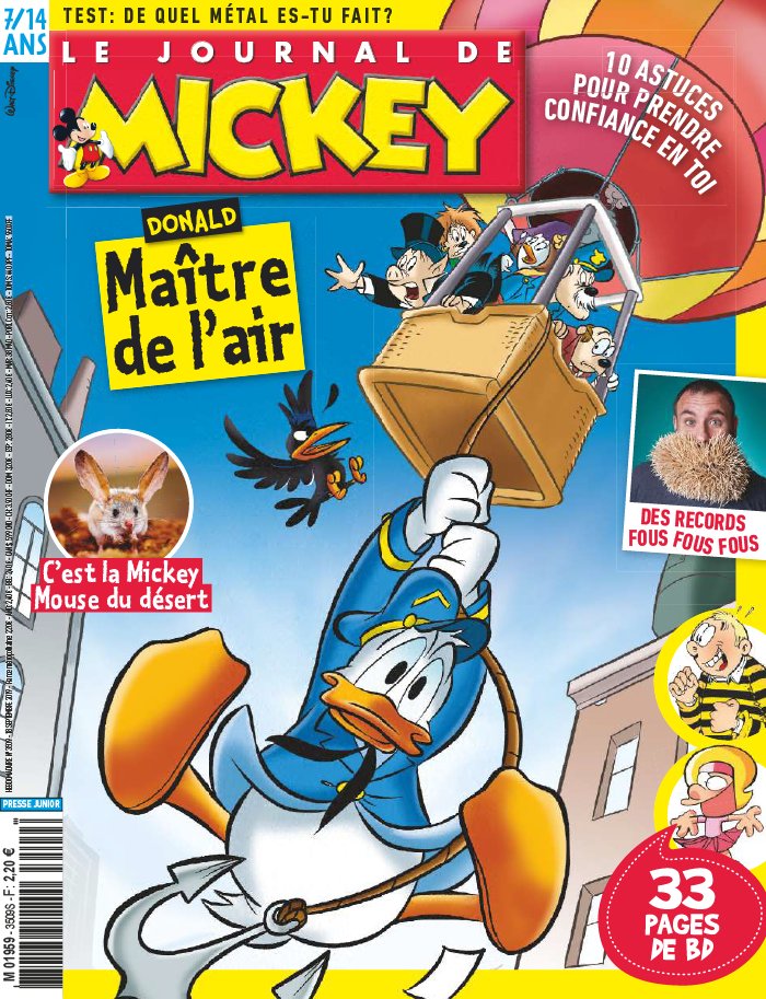 Le Journal de Mickey 18 septembre 2019 Abonnement Le Journal de Mickey Pas Cher avec le BOUQUET ePresse.fr