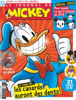 Le Journal de Mickey N°3473 du 09 janvier 2019 à télécharger sur iPad
