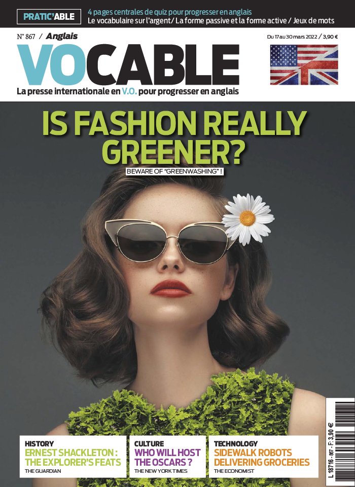 Vocable Anglais N°867 du 17 mars 2022 à télécharger sur iPad