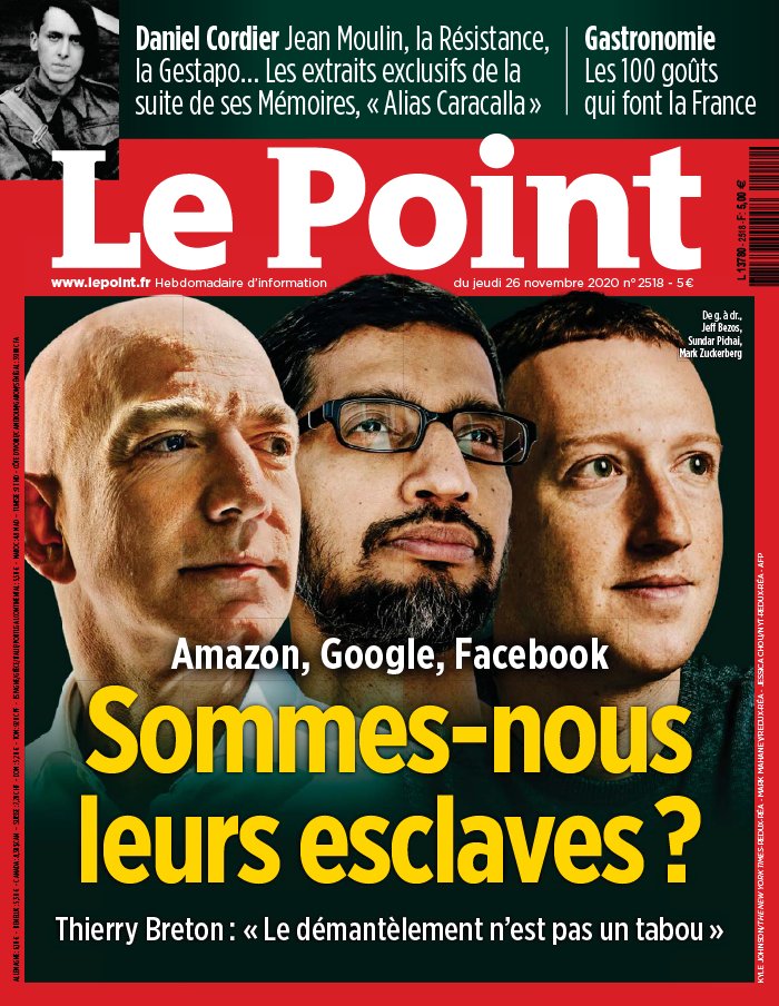 Le Point 26 novembre 2020 Le Point N°2518 du 26 novembre 2020 à télécharger sur iPad