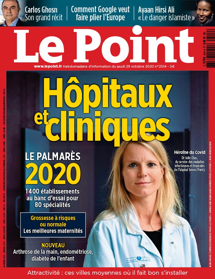 Le Point 29 octobre 2020 Le Point N°2514 du 29 octobre 2020 à télécharger sur iPad