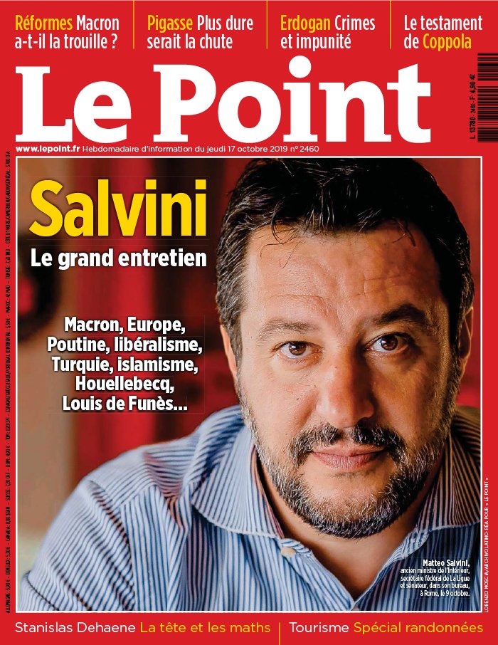 Le Point 17 octobre 2019 Abonnement au Point Pas Cher avec le BOUQUET INFO ePresse.fr