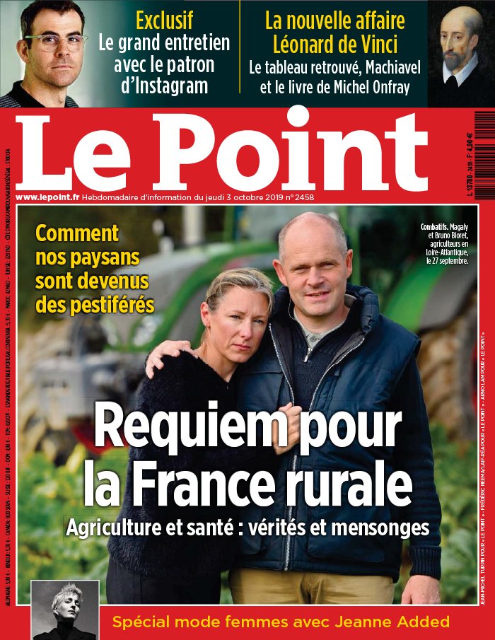Le Point 03 octobre 2019 Le Point N°2458 du 03 octobre 2019 à télécharger sur iPad