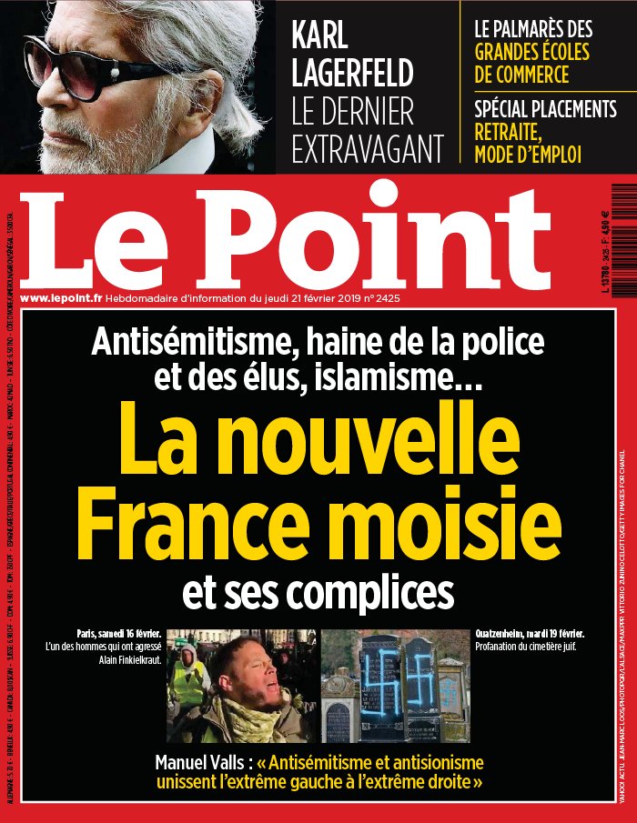 Le Point 21 février 2019 Le Point N°2425 du 21 février 2019 à télécharger sur iPad