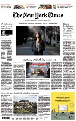 The New York Times International Edition 24 février 2021 The New York Times International Edition N°20210224 du 24 février 2021 à télécharger sur iPad