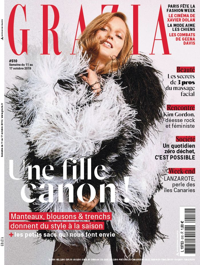 Grazia 11 octobre 2019 Abonnement Grazia Pas Cher avec le BOUQUET À LA CARTE ePresse.fr