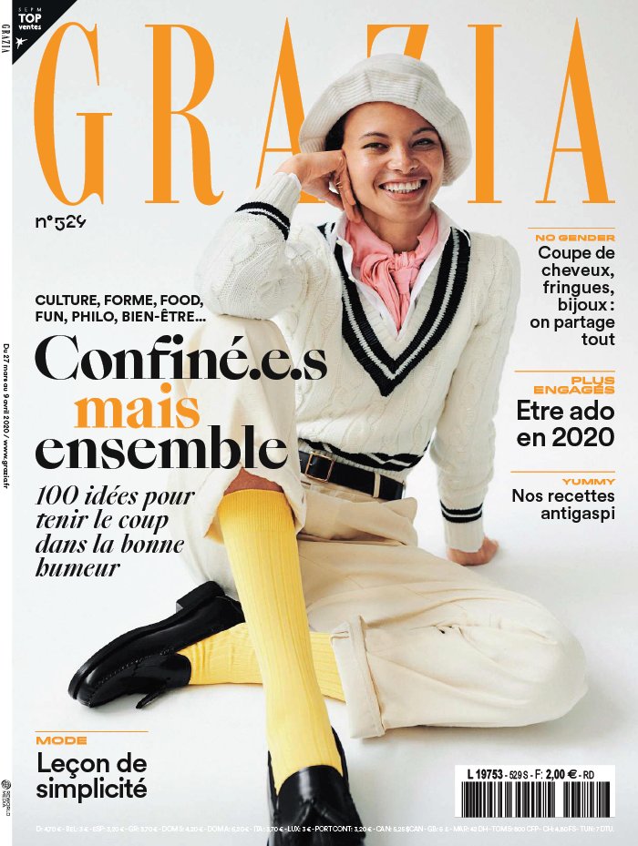 Grazia 27 mars 2020 Abonnement Grazia Pas Cher avec le BOUQUET À LA CARTE ePresse.fr