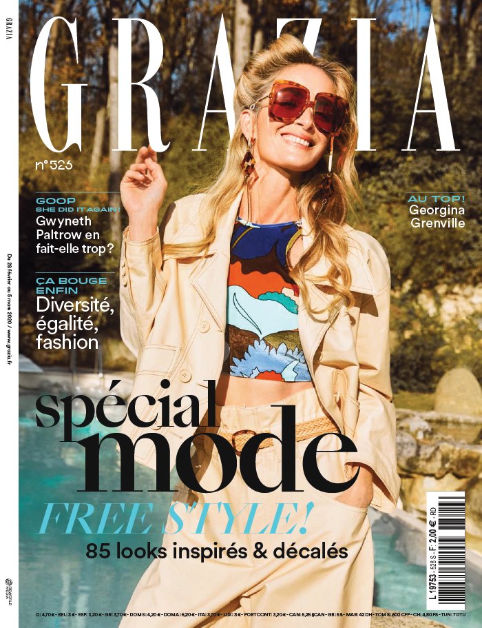 Grazia 28 février 2020 Abonnement Grazia Pas Cher avec le BOUQUET À LA CARTE ePresse.fr