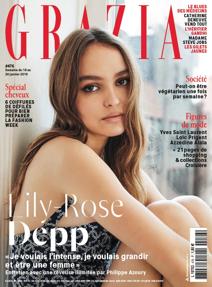 Grazia 18 janvier 2019 Grazia N°476 du 18 janvier 2019 à télécharger sur iPad