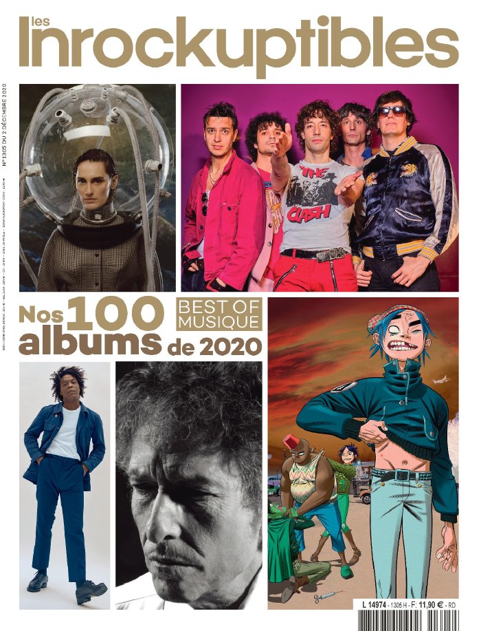 Les Inrockuptibles N°1305 du 02 décembre 2020 à télécharger sur iPad