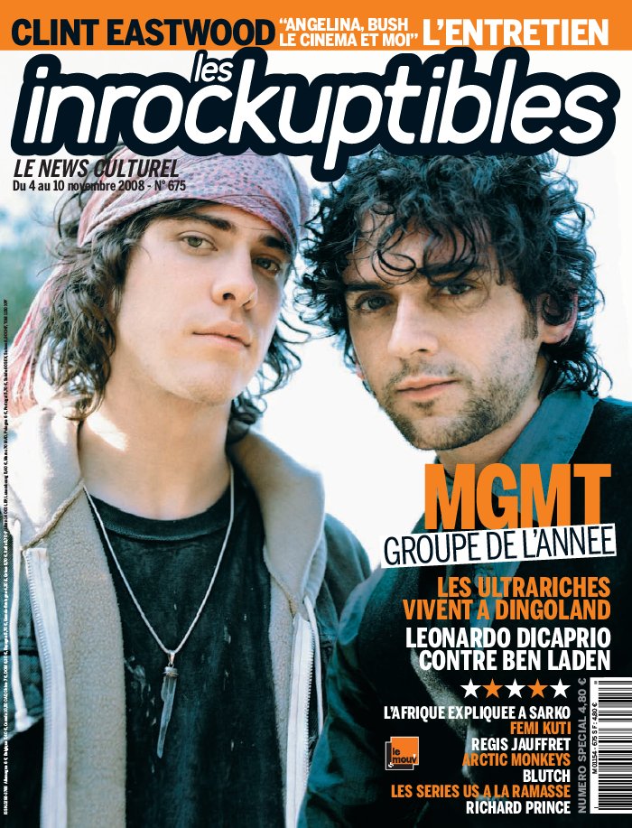 Les Inrockuptibles N°675 du 04 novembre 2008 à télécharger sur iPad